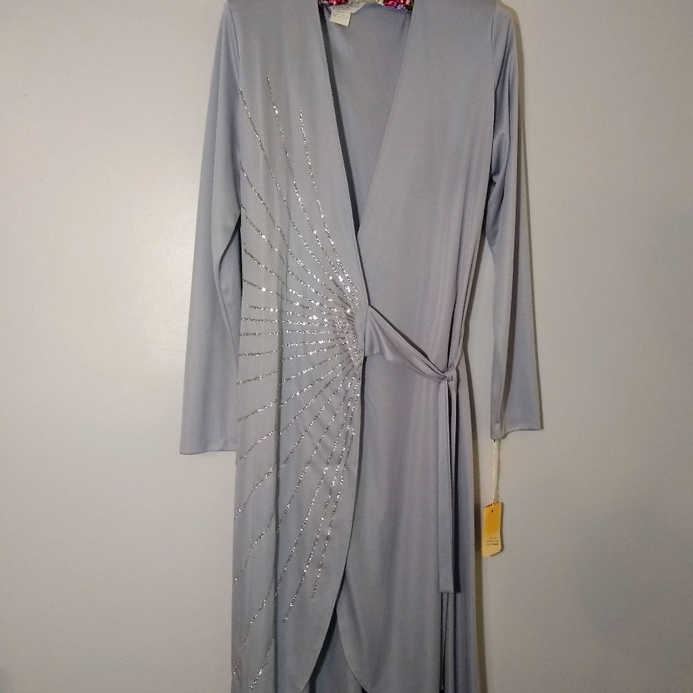 Vintage Montgomery Ward Dress Robe Sz 7/8 Junior
